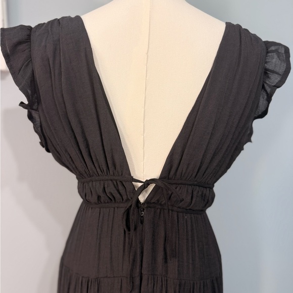 HYFVE Black Ruffled Maxi Dress - Picture 4 of 9
